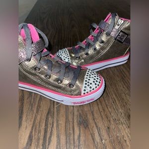 SKECHERS HIGH TOP twinkle toes